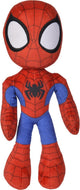 Peluche excitée avec des yeux brillants dans des 25 cm sombres