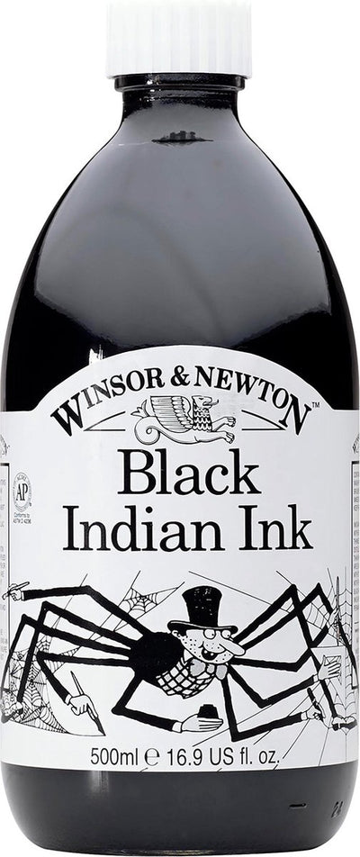 Winsor Newton - encre hobby - encre de Chine - noir - 250ml
