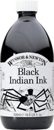 Winsor Newton - encre hobby - encre de Chine - noir - 250ml