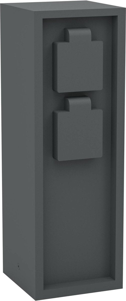 Colonne de prise Eglo park5 extérieur - 30 cm - anthracite