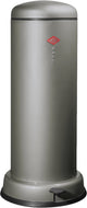 Wesco grande poubelle baseboy avec fermeture en douceur | 30 litres | métal - graphite | poubelle à pédale