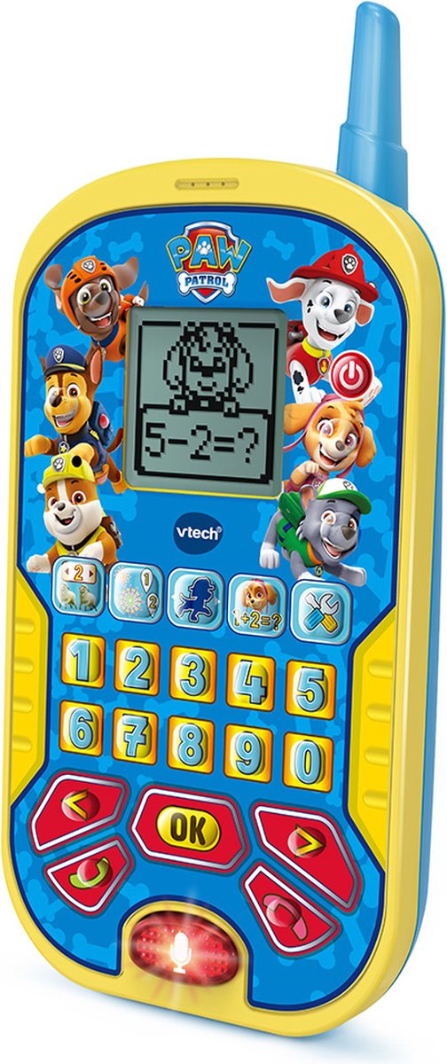 Vtech Paw Patrol, téléphone d'apprentissage, jouets éducatifs pour enfants.