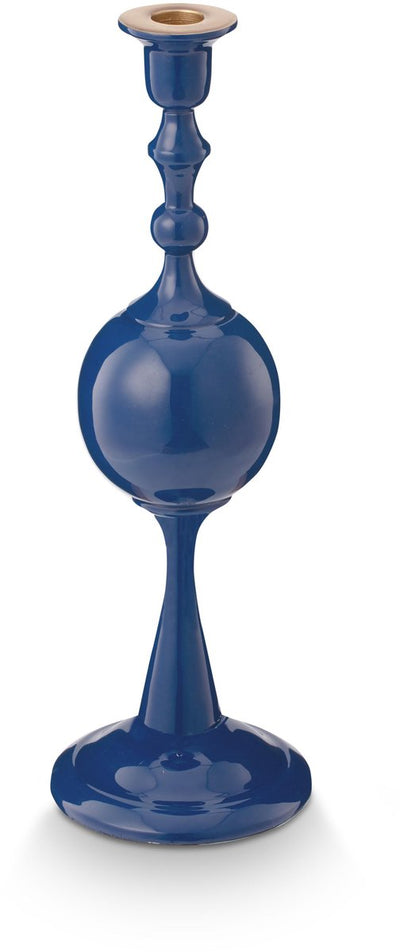 Pip studio chandelier sphère - bougeoir en métal - marine - 37cm