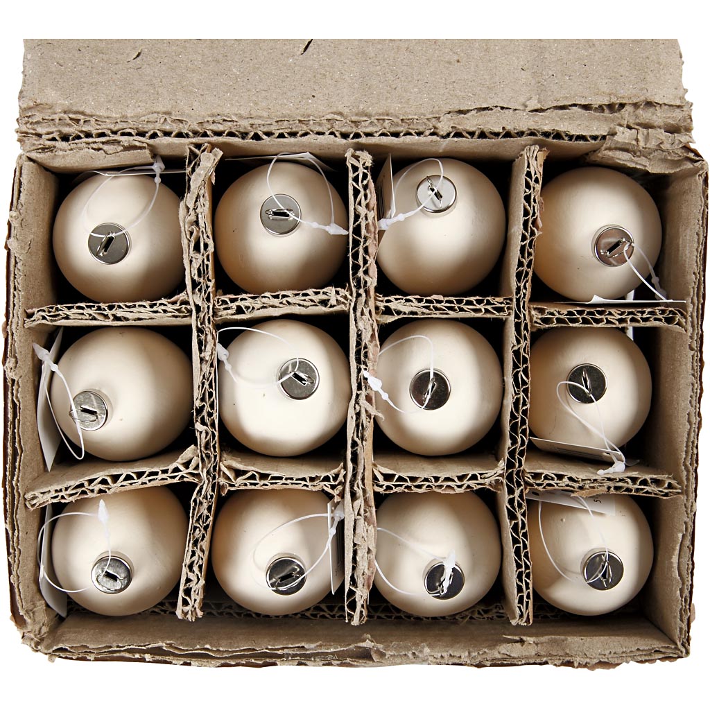 Oeuf Creativ company, h: 6 cm, 12 pièces, 1 boîte