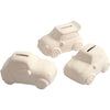 Creativ Company Savings Car, H: 5,5 cm, L: 12,5 cm, b: 7,8 cm, blanc, 12 pièces 1 boîte
