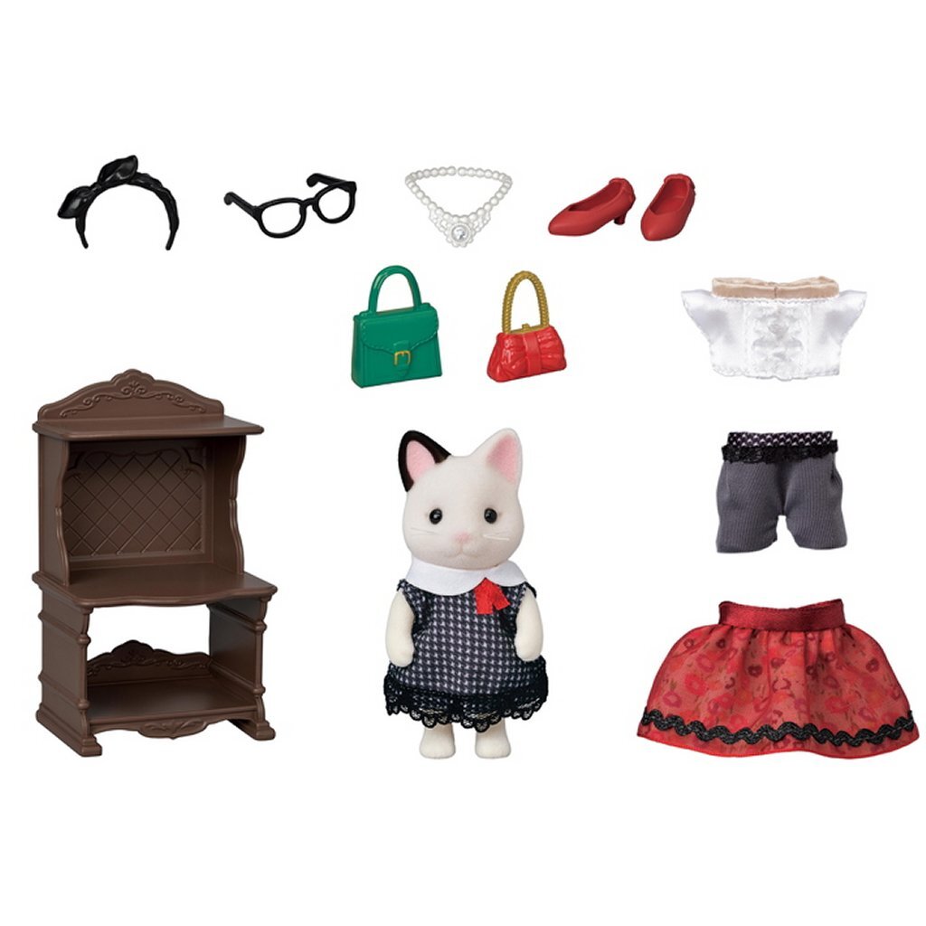 Sylvanian Sylvanian Families 5462 Fashion Play Set Tuxedo Kat