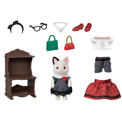 Sylvanian Sylvanian Families 5462 Fashion Play Set Tuxedo Kat