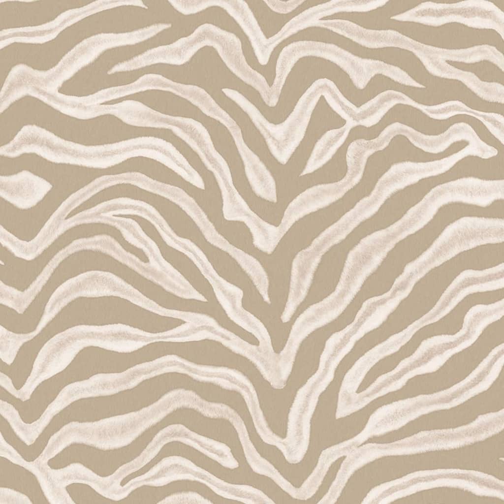 NOORDWAND NOORDWAND Fond d'écran Imprimé zèbre beige