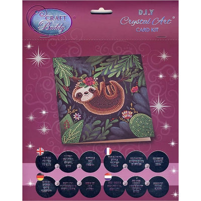 Craft Buddy Craft Buddy Crystal Art Carte Luizaard 18x18 cm