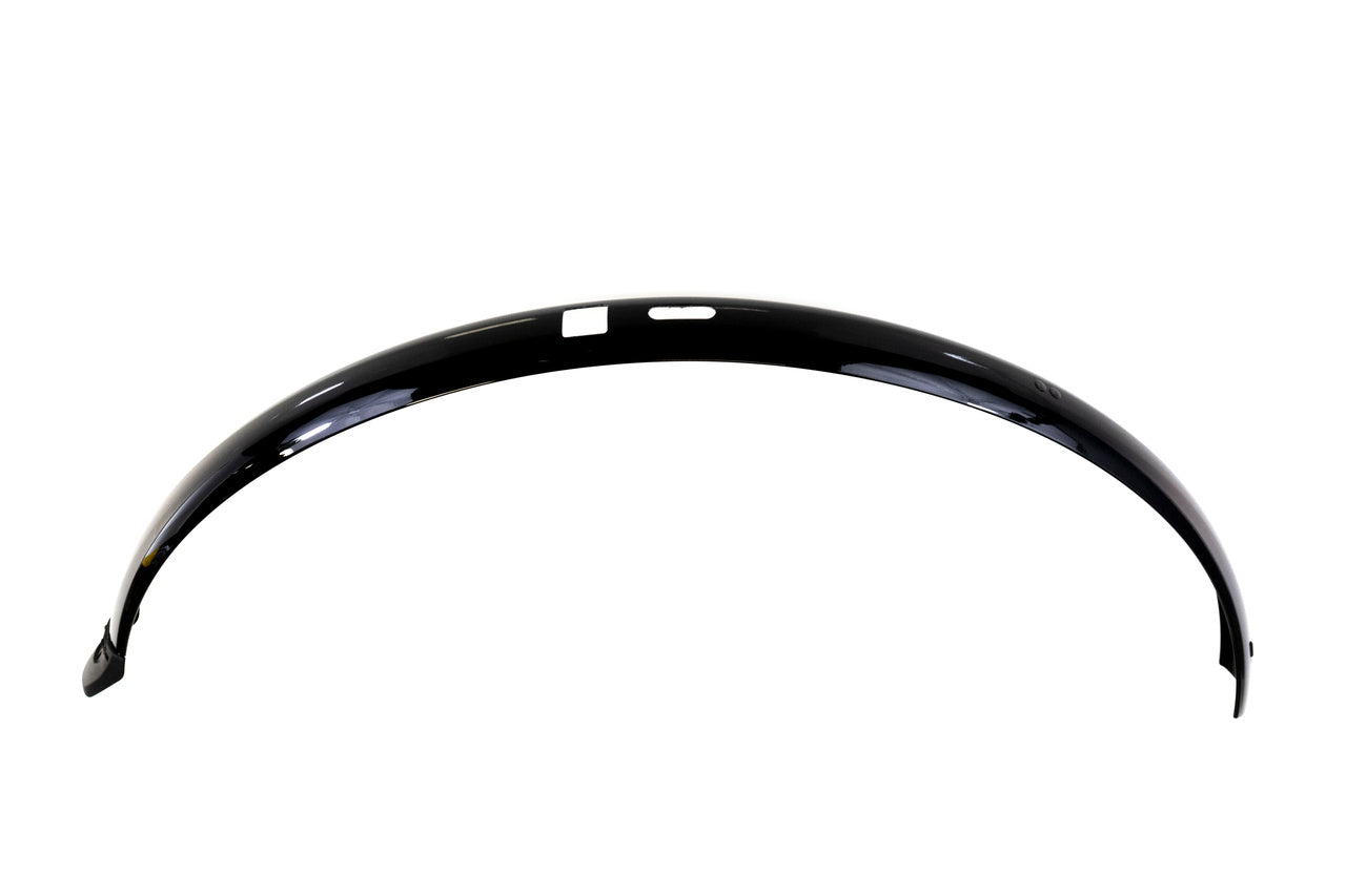 Fender arrière Gazelle B50G R381 avec guide de câble noir brillant