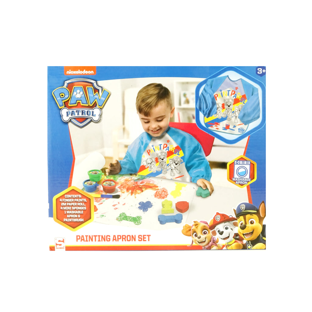 PAW PATROL PEINTER PEINTURE avec tablier bleu
