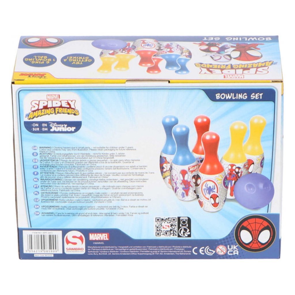 Marvel spidey et ses amis ensemble de bowling