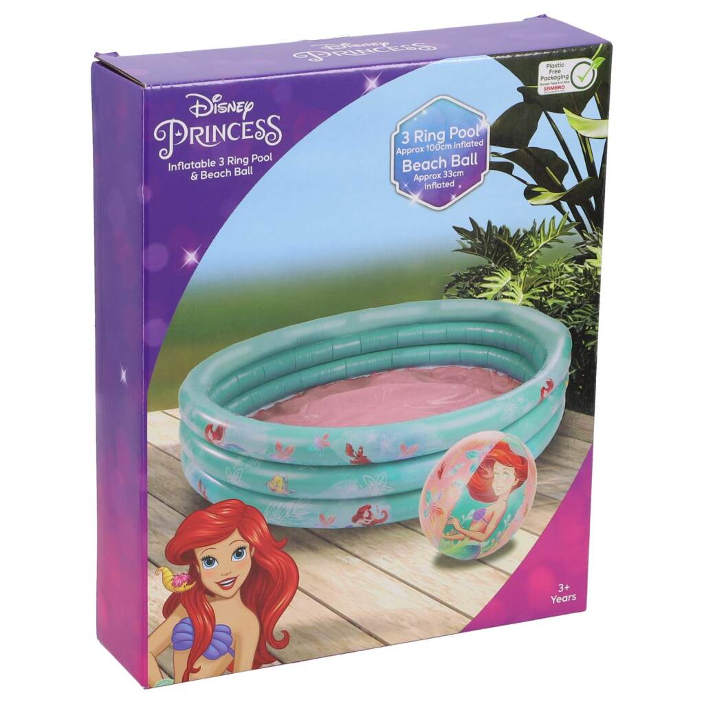 Piscine Disney Ariel 3 anneaux