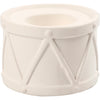 Bougeoir Creativ company, h : 6,6 cm, d 9,3 cm, diamètre du trou 2,2 + 4 cm, blanc, 2 pièces 1 boîte
