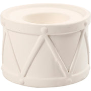Bougeoir Creativ company, h : 6,6 cm, d 9,3 cm, diamètre du trou 2,2 + 4 cm, blanc, 2 pièces 1 boîte - afbeelding 1