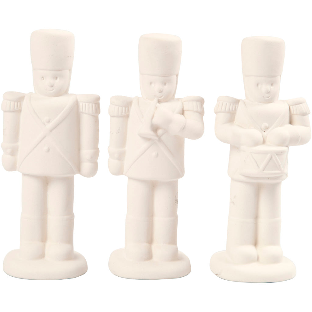 Casse-noix Creativ company, h: 14 cm, blanc, 3 pièces 1 boîte