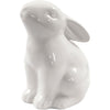 Lapin Creativ company, h: 9 cm, d 5,5 cm, blanc, 12 pièces 1 boîte