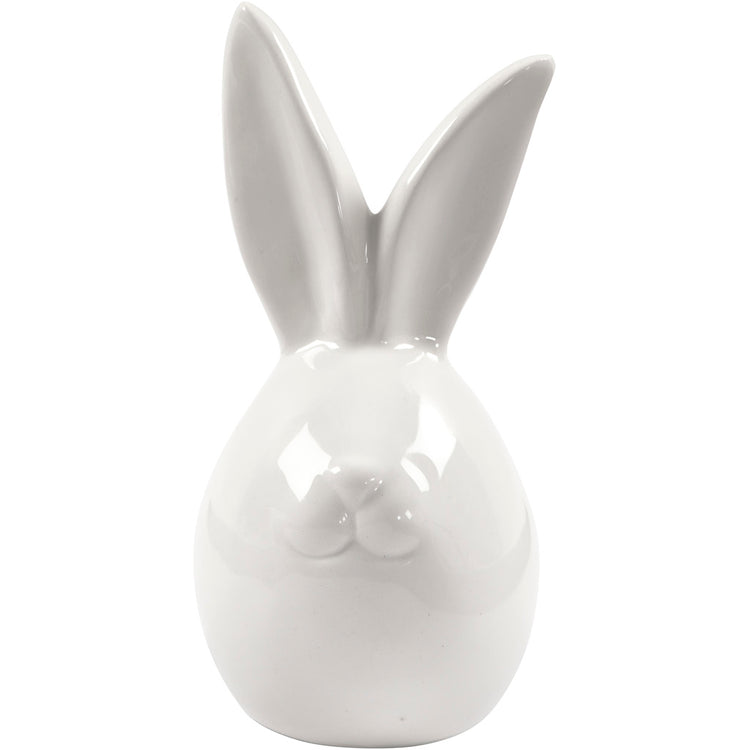 Lapin Creativ company, h : 11,4 cm, d 5,5 cm, blanc, 12 pièces 1 boîte
