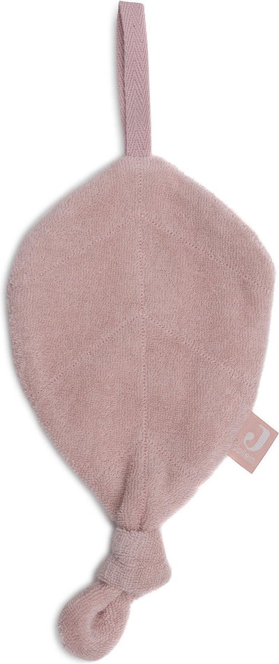 Jollein - sucette bébé tissu éponge - sucette peluche - coton - rose sauvage