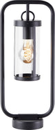 Brilliant sidney - lampe sur pied d'extérieur - hauteur 48 cm - e27 max 1x20w - ip44 - noir