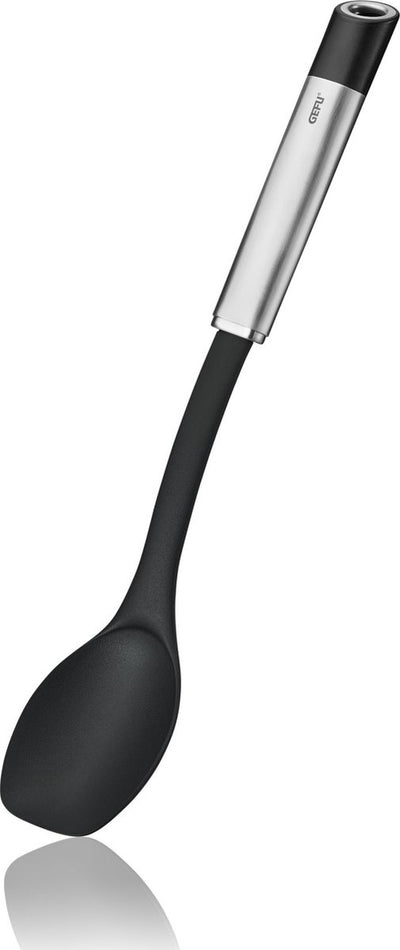 Cuillère de service Gefu primeline - nylon - 33 cm - pour poêles antiadhésives - résistante à la chaleur jusqu'à 210°c - manche en acier inoxydable