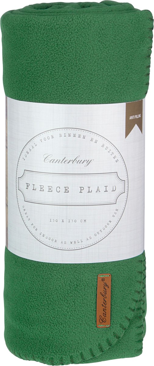 Polaire à carreaux Canterbury - cosy - vert - 150x130 cm