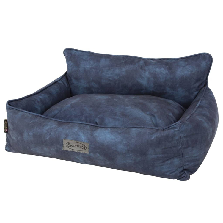 Scruffs Tramps Scruffs Tramps Dog Bank Kensington Taille L 90x70 cm Marine Bleu