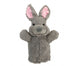 Lapin marionnette à main. 25 cm