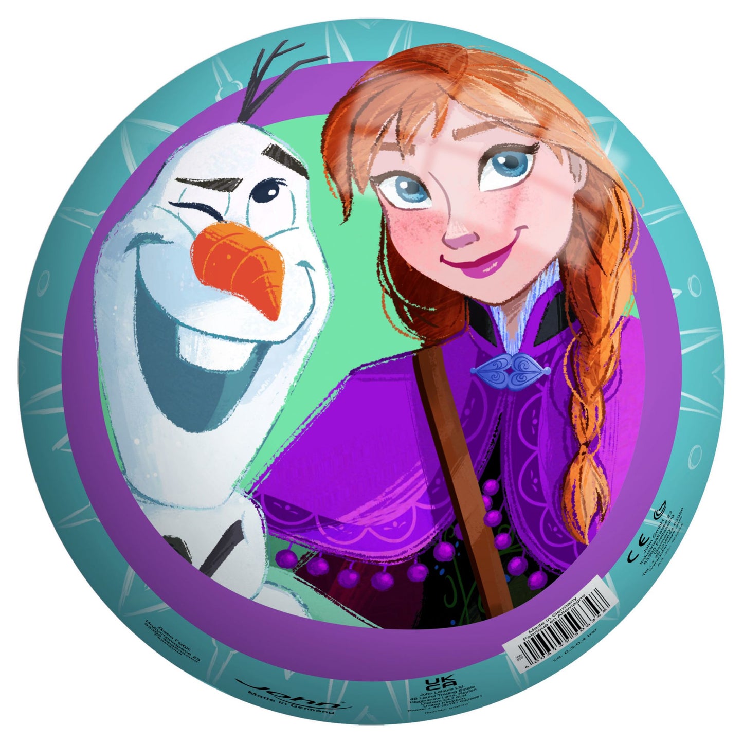Balle légère John Frozen II - 22 cm