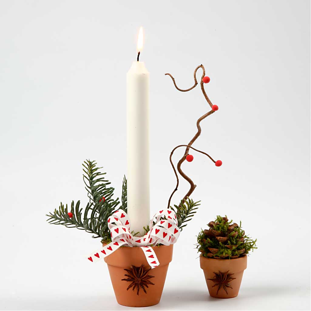 Pot de fleur Creativ company, h: 6,5 cm, d 7 cm, 24 pièces 1 boîte
