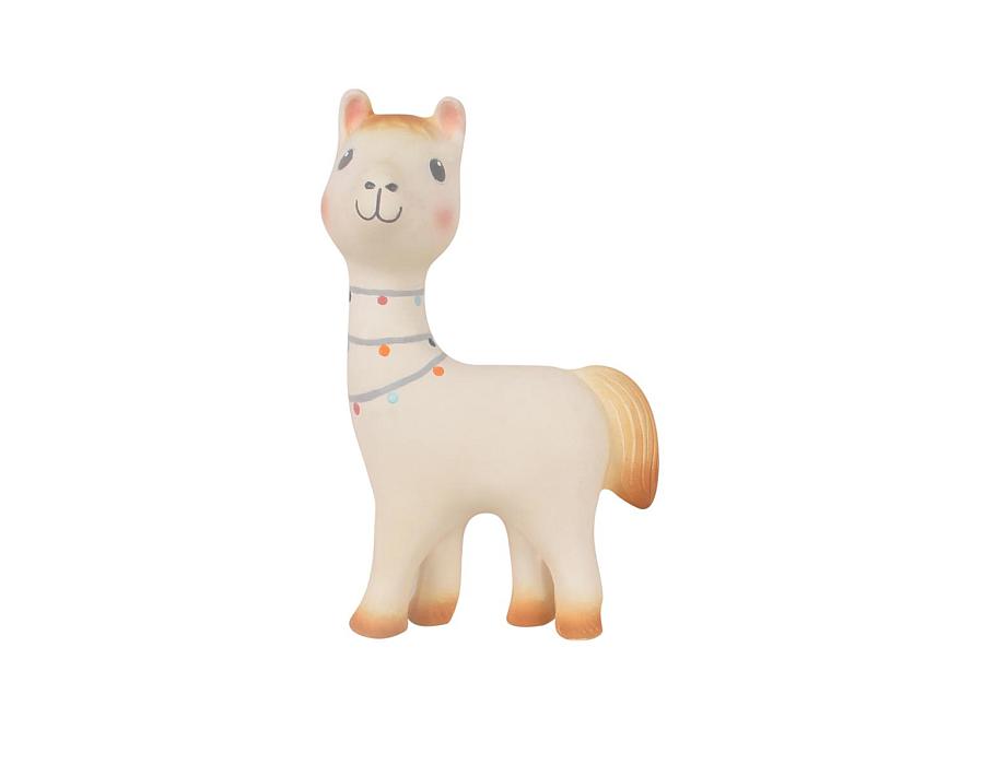 Tikiri hochet en caoutchouc naturel lama