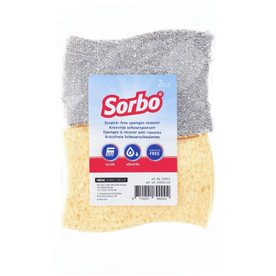 Sorbo 2 tampons à récurer anti-rayures