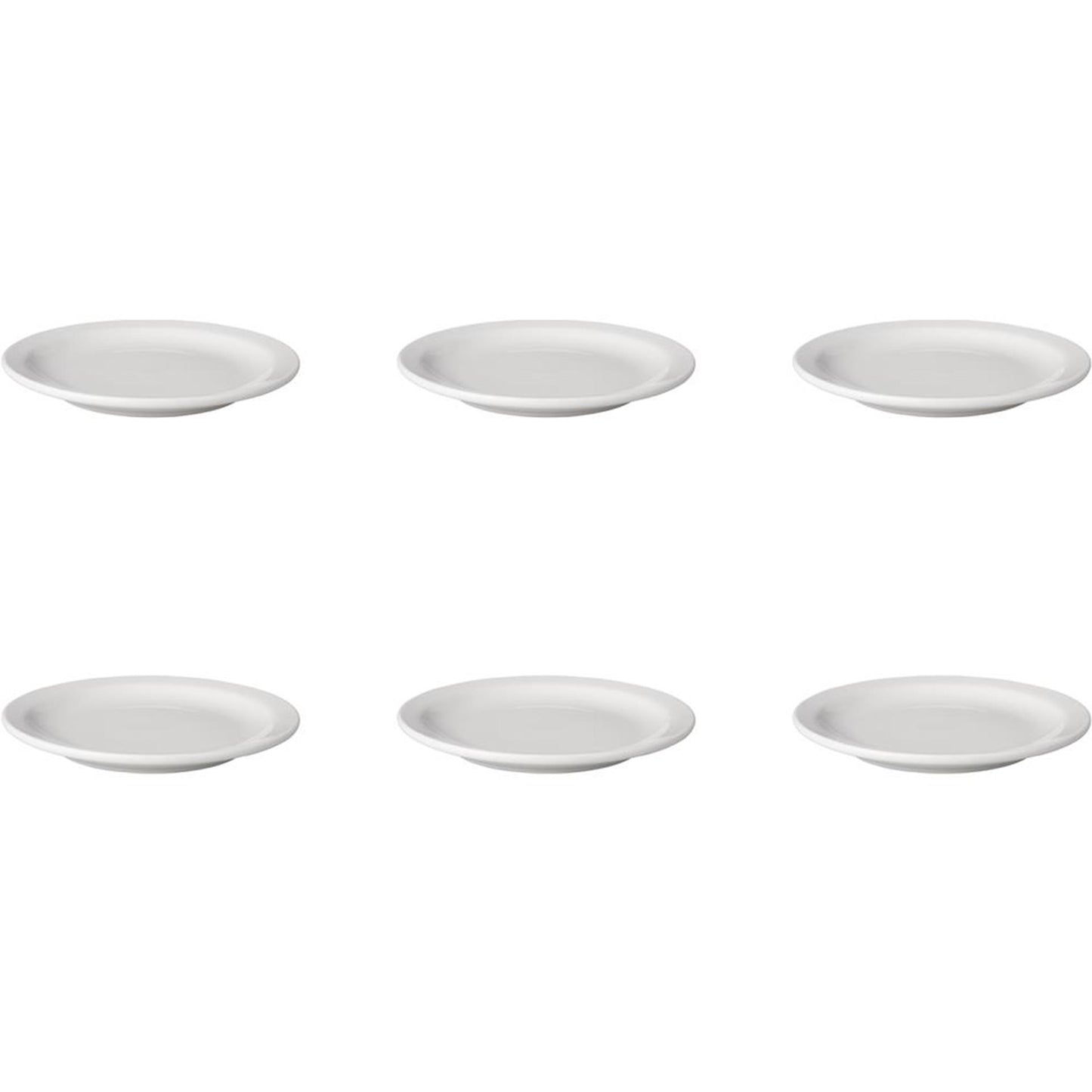 Mammoet budgetline assiette plate 16cm pâtisserie 6 pièces