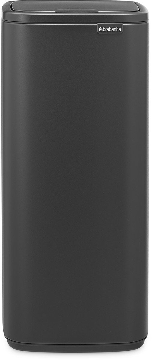 Poubelle Brabantia bo touch bin - 30 litres - gris minéral infini