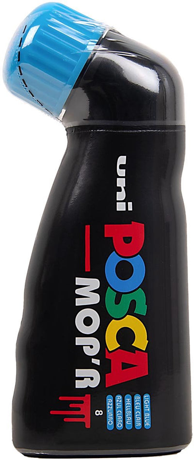 Posca mop'r marqueur peinture xxl 3-19mm bleu clair - marqueur peinture super épais - marqueur acrylique - marqueurs - marqueur - vadrouille