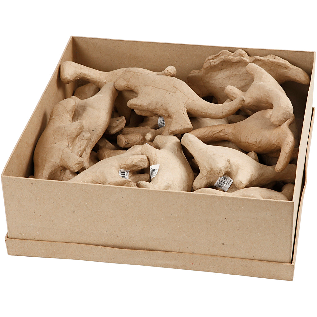 Dinosaures Creativ company, h : 9-12,5 cm, l : 4,5 + 5,5 cm, 21 pièces 1 boîte