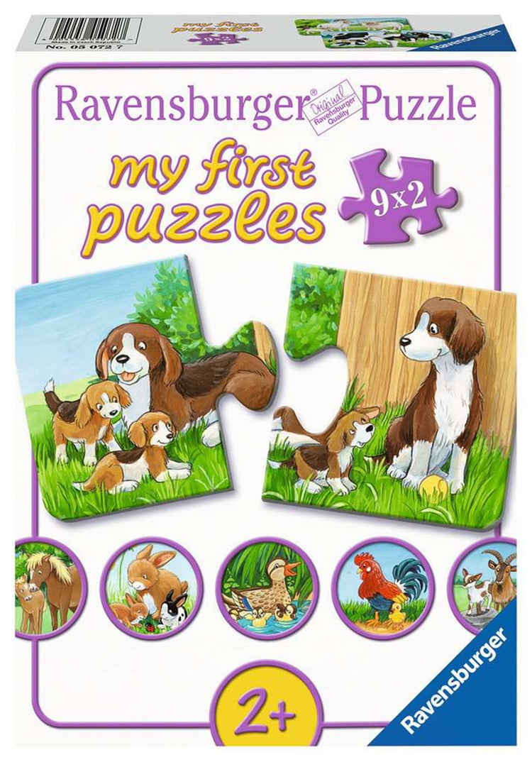 Ravensburger Animal Families on the Farm, 9x2st.