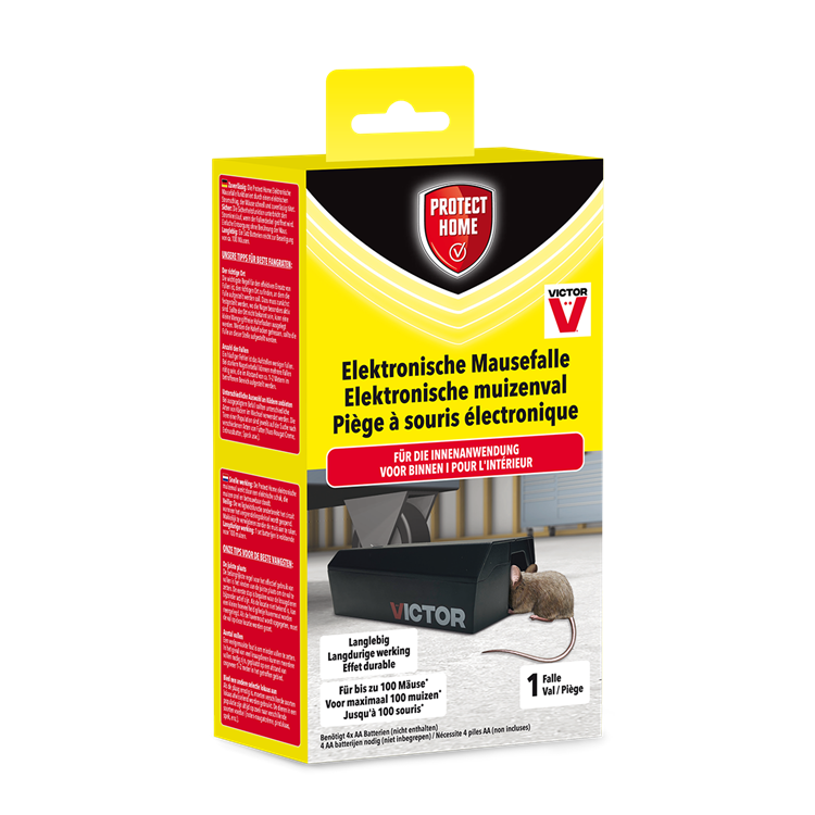 Pro-tect 1076861 - piège à souris électronique 1ère protection maison | 1 pièce