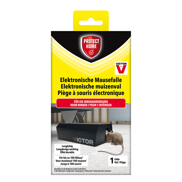 Pro-tect 1076861 - piège à souris électronique 1ère protection maison | 1 pièce