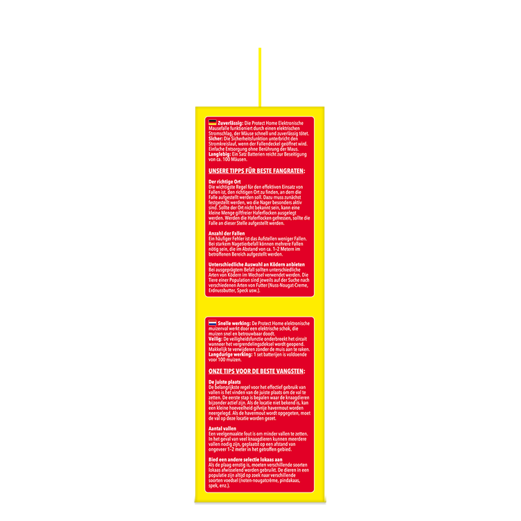 Pro-tect 1076861 - piège à souris électronique 1ère protection maison | 1 pièce