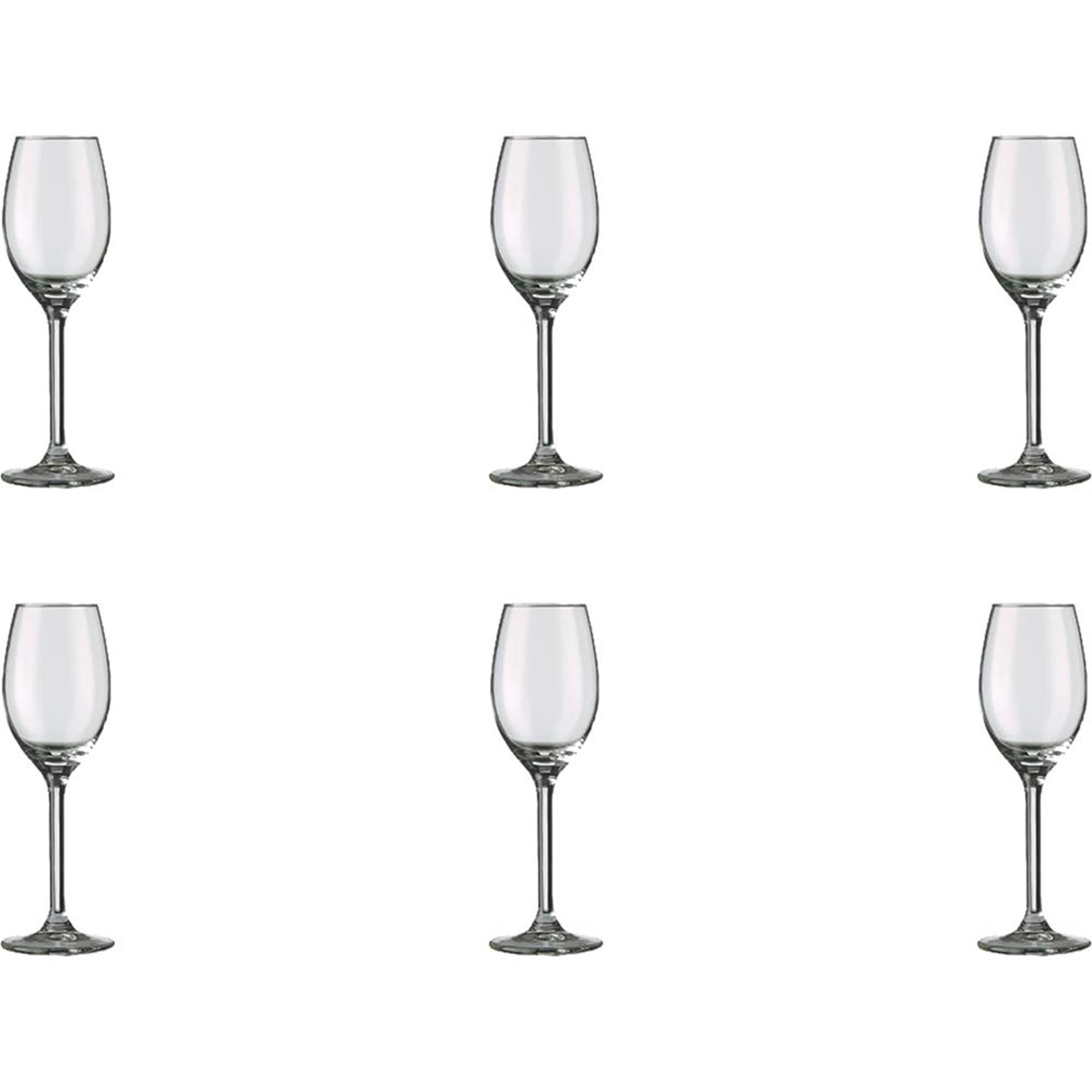 Royal leerdam l'esprit verre à porto 14cl 6 pcs
