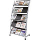 Porte brochure alba 82x51x166cm roulettes