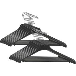 Cintres pmbasicpl alba plastique 45x23cm noir 20 pièces