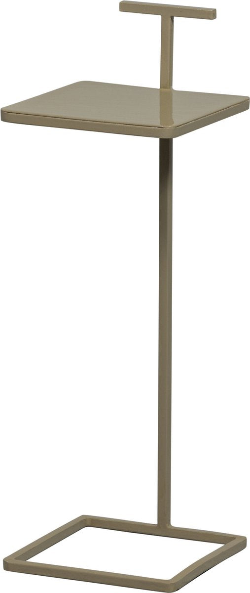 Table d'appoint Woood toste - métal - sable foncé - 64x22x22
