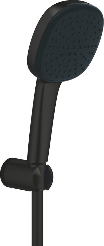Ensemble de douche Grohe Quickfix Vitalio Comfort 110 - 2 types de jets - économie d'eau - noir mat