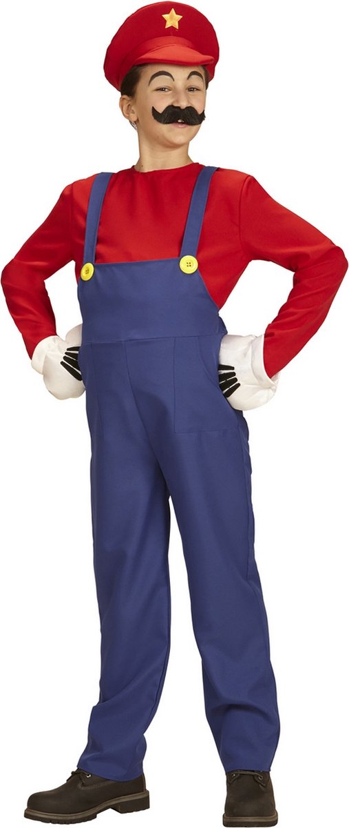 Salopette Finidi Mario le plombier pour enfant
