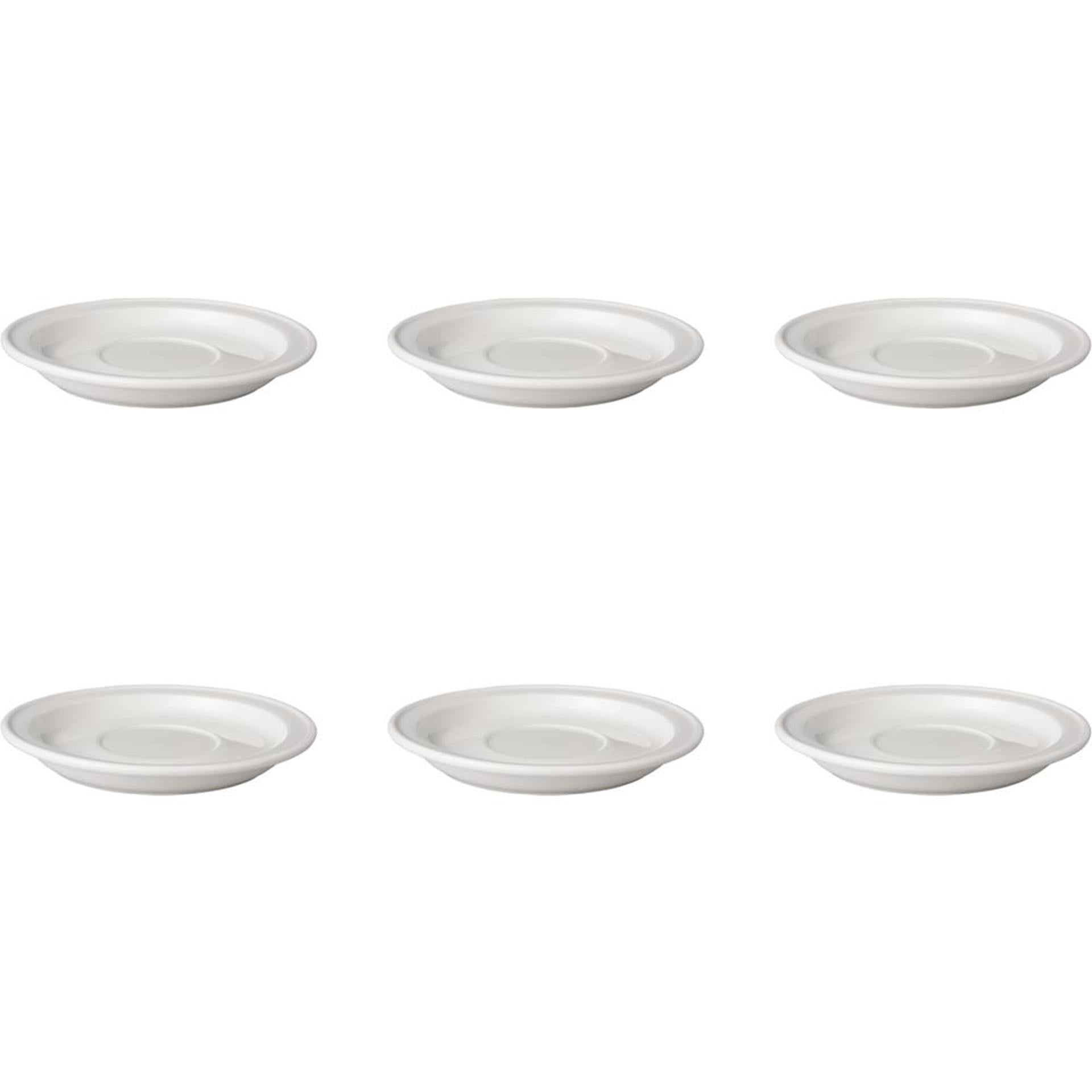 Mammoet budgetline tasse à soupe soucoupe 17cm 6 pièces