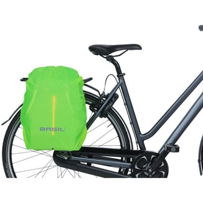 Basil B-Safe Commuter Nordlicht - sac à dos compact pour vélo électrique - 13L - noir