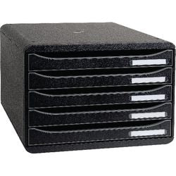 Commode exacompta big-box polystyrène noir 270 x 355 x 271 mm
