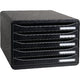 Commode exacompta big-box polystyrène noir 270 x 355 x 271 mm